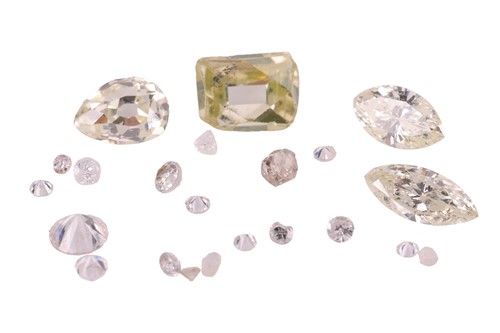 Lot 66 - 1.49ct melee jobbing parcel of loose diamonds...