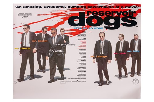 Lot 236 - Reservoir Dogs (1991) British Quad, 40 x 30...