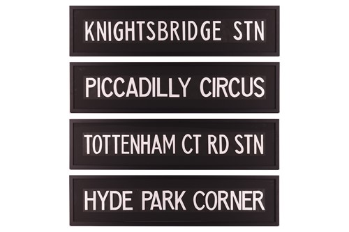 Lot 14 - Original 1960s London Bus Blinds - includes,...