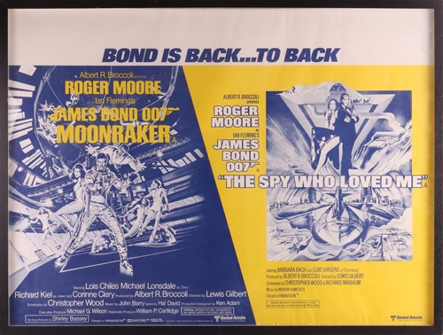 Lot 91 - James Bond Moonraker (1979) and The Spy Who...