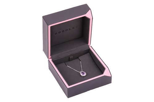 Lot 189 - Boodles - a Sonata pendant on chain set with...