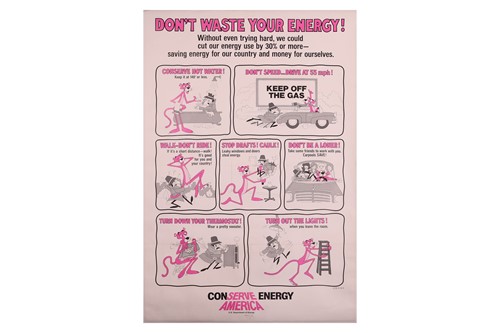 Lot 170 - The Pink Panther Public Service Campaign...