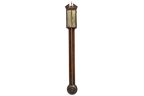 Lot 149 - Sollo of Leeds, a George III mahogany stick...