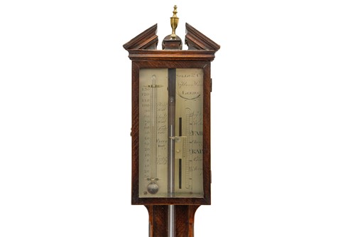 Lot 149 - Sollo of Leeds, a George III mahogany stick...