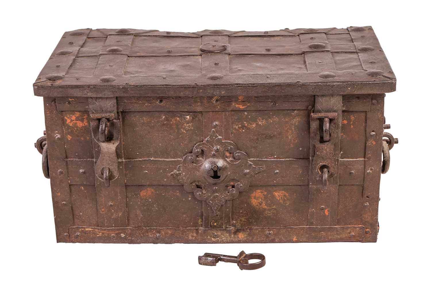 Lot 217 - A 17th-century South German strongbox/
