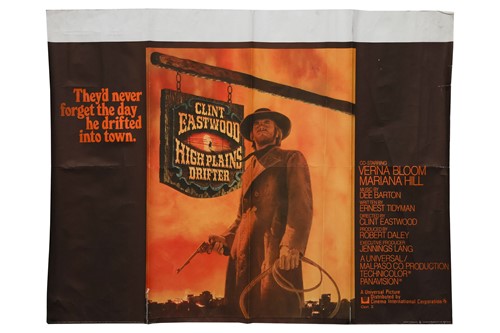 Lot 343 - High Plains Drifter (1973) British Quad, 40 x...