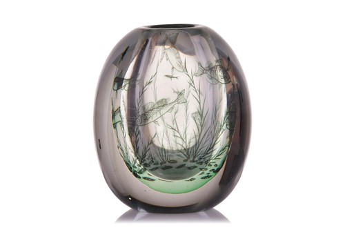 Lot 196 - Edward Hald (1883-1980) for Orrefors, a...