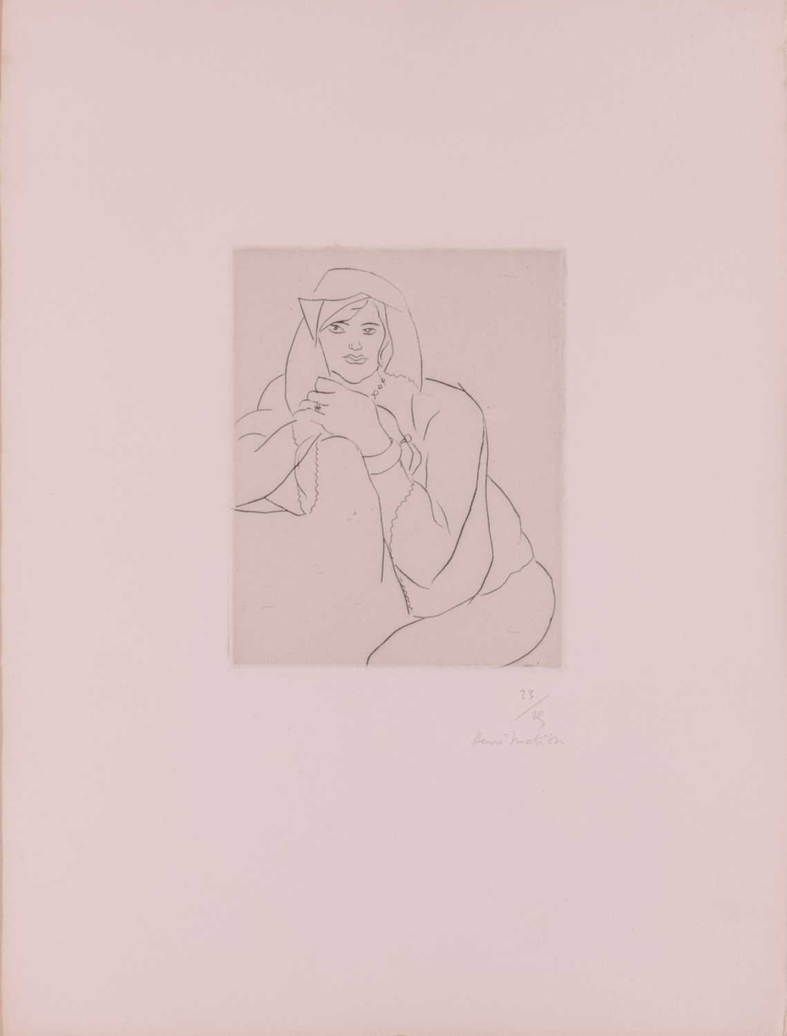 Lot 7 - Henri Matisse (French 1869-1954) Jeune femme...