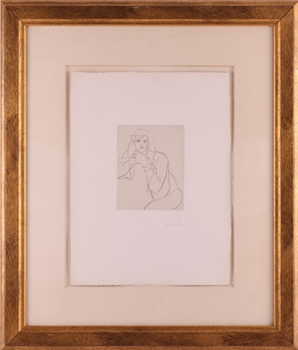 Lot 7 - Henri Matisse (French 1869-1954) Jeune femme...