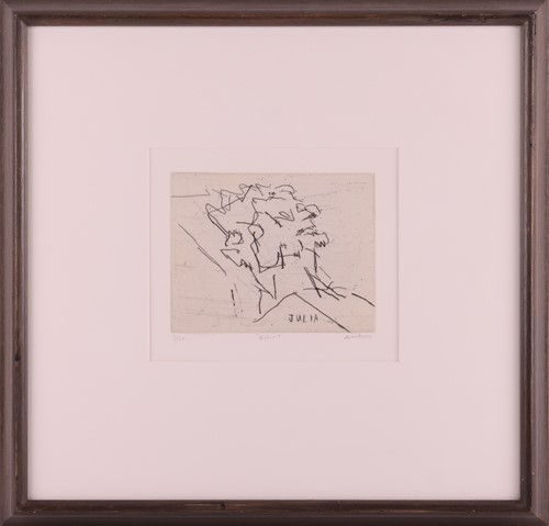 Lot 47 - Frank Auerbach (1931 - 2024) Julia (1994)...