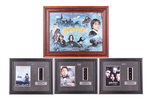 Lot 124 - Harry Potter: a group of three framed film...