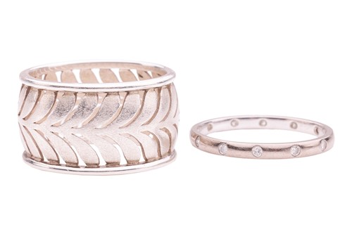 Lot 3 - A Villa Palm ring by Tiffany & Co. and a...