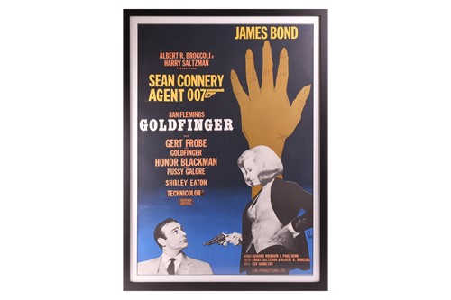 Lot 84 - James Bond Goldfinger (1964) Swedish 1 sheet,...