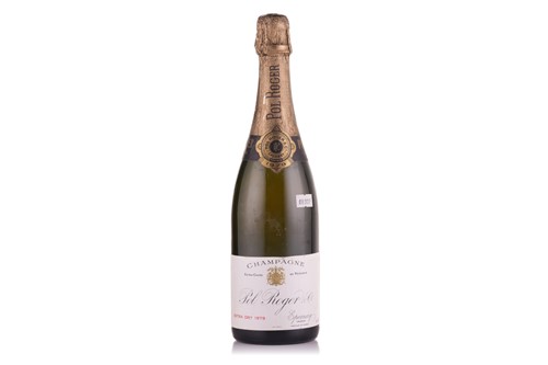 Lot 241 - A bottle of 1979 Pol Roger Extra Dry Champagne,...