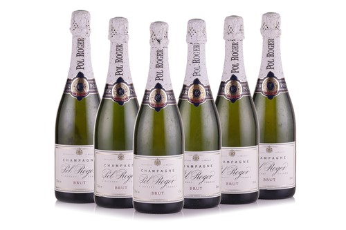 Lot 238 - Six bottles of Pol Roger White Foil Brut...