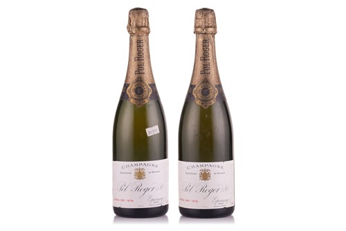 Lot 239 - Two bottles of 1979 Pol Roger Extra Dry...