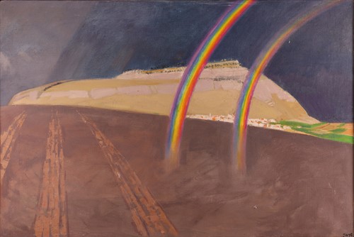 Lot 4 - Jack Wright (1919 - 1994), Rainbows, initials '...