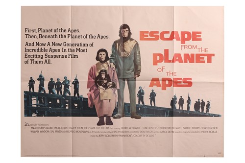 Lot 73 - Escape from the Planet of the Apes (1971)...