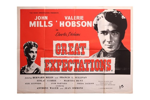 Lot 59 - Great Expectations (1946) British Quad film...