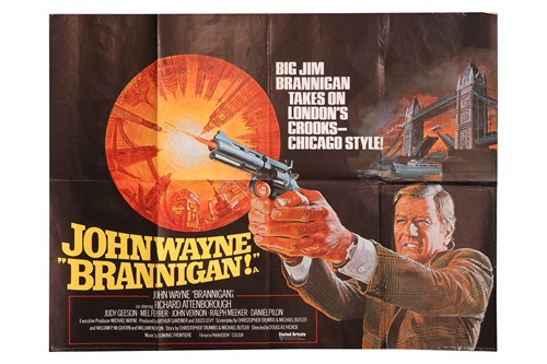 Lot 63 - Brannigan (1975) British Quad film poster, 40...