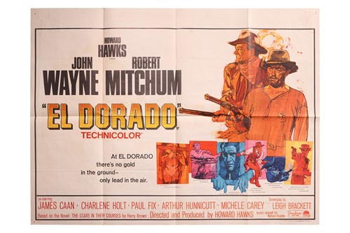 Lot 72 - El Dorado (1966) British Quad, 40 x 30 inches,...