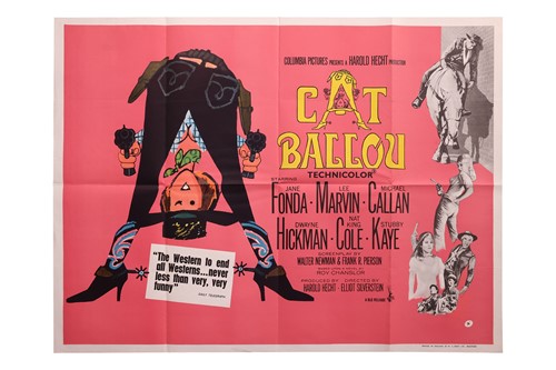 Lot 332 - Cat Ballou (1965) British Quad, 40 x 30 inches,...