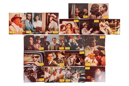 Lot 218 - Chinatown (1974) German Lobby Card set of 20,...