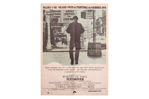 Lot 223 - Taxi Driver (1976) French Medium, 31 ½ x 23...