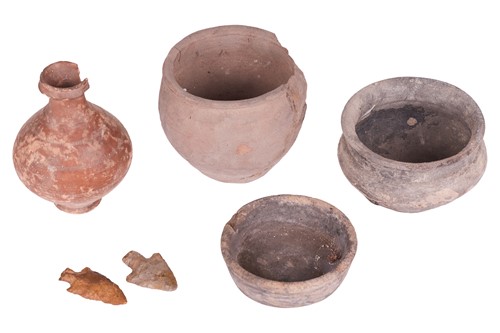 Lot 180 - A small old collection of Roman pottery...