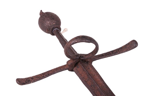 Lot 228 - A 16th-century Spanish left-handed or parrying...