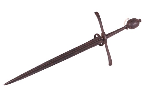 Lot 228 - A 16th-century Spanish left-handed or parrying...