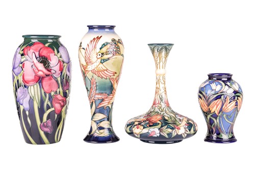 Lot A tall Moorcroft limited edition vase in the...