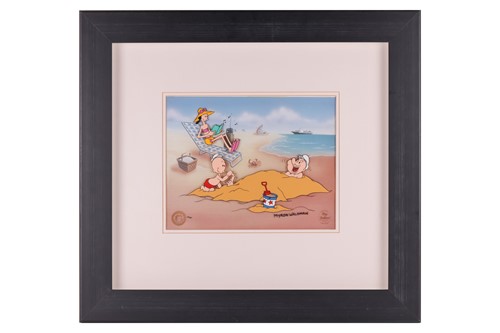 Lot 173 - Popeye: Signed limited edition production cel,...