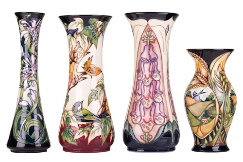 Lot 170 - Four pieces of contemporary Moorcroft,...