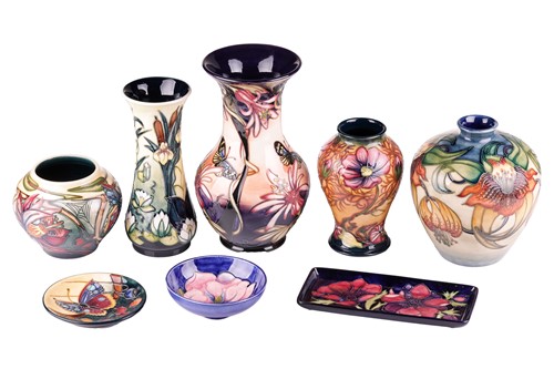 Lot 175 - A collection of boxed contemporary Moorcroft...