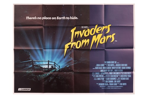 Lot 70 - Invaders From Mars (1986), British Quad, 40 x...