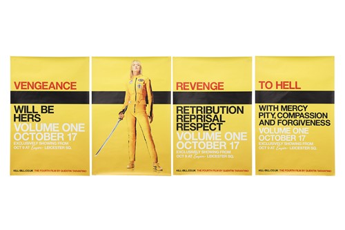 Lot 232 - Kill Bill: Vol. 1 (2003) A set of four...