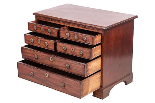 Lot 132 - An early George III mahogany provincial...