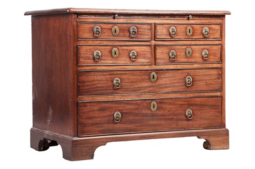 Lot 132 - An early George III mahogany provincial...