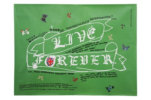 Lot 168 - Live Forever (2003) British Quad, 40 x 30...