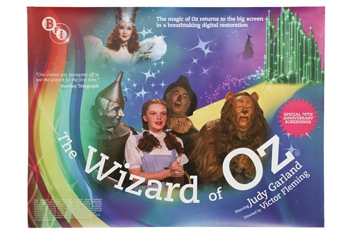 Lot 230 - Wizard of Oz (1939) British Quad, 40 x 30...