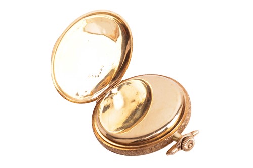 Lot 281 - A full hunter Waltham pocket watch, with...