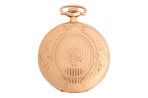 Lot 281 - A full hunter Waltham pocket watch, with...