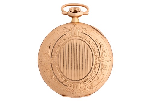 Lot 281 - A full hunter Waltham pocket watch, with...