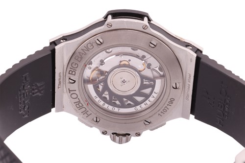Lot 274 - A Hublot Big Bang Titanium and Diamond Set...