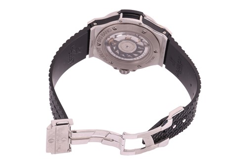 Lot 274 - A Hublot Big Bang Titanium and Diamond Set...