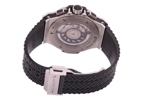Lot 274 - A Hublot Big Bang Titanium and Diamond Set...