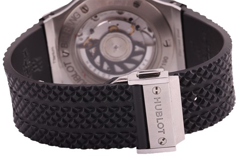 Lot 274 - A Hublot Big Bang Titanium and Diamond Set...