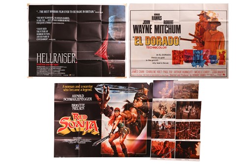 Lot 437 - A collection of posters and lobby cards to...