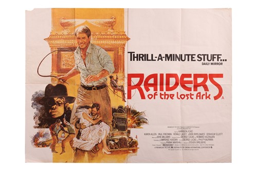 Lot 164 - Raiders of the Lost Ark (1981) British Quad,...